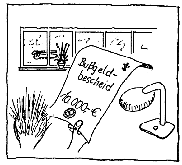 Bußgeldbescheid