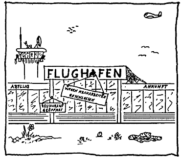 Flughafen geschlossen