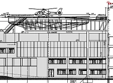 Bauzeichnung Hubschrauber Sonderlandeplatz