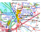 Luftraum über Bremerhaven 
˜ Bildnachweis: Quelle: DFS