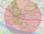 Geozone Flugplatz Klinikum Nord 
˜ Bildnachweis: Quelle: DIPUL