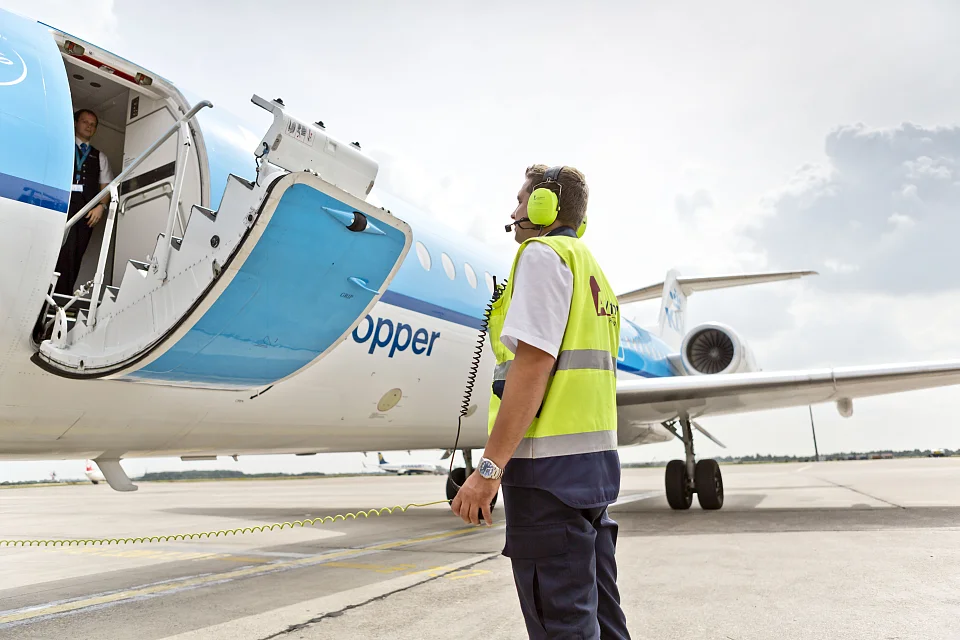 Abfertigung einer KLM