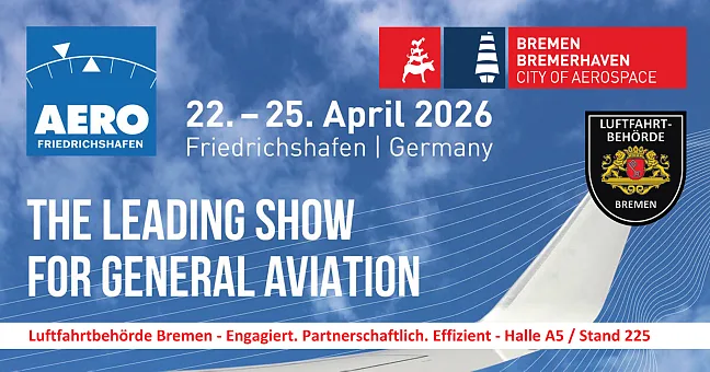 Die Luftfahrtbehörde Bremen auf der AERO 2026
