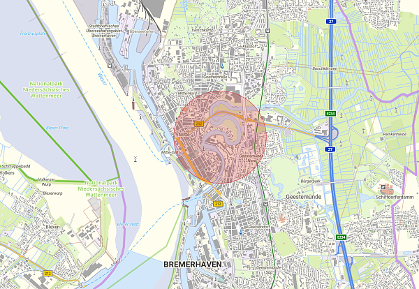 Screenshot ED-R Bremerhaven