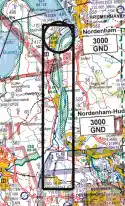 Karte ED-R Nordenham-Hude