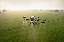 Drohne über Feld