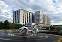 Hubschrauber am Krankenhaus